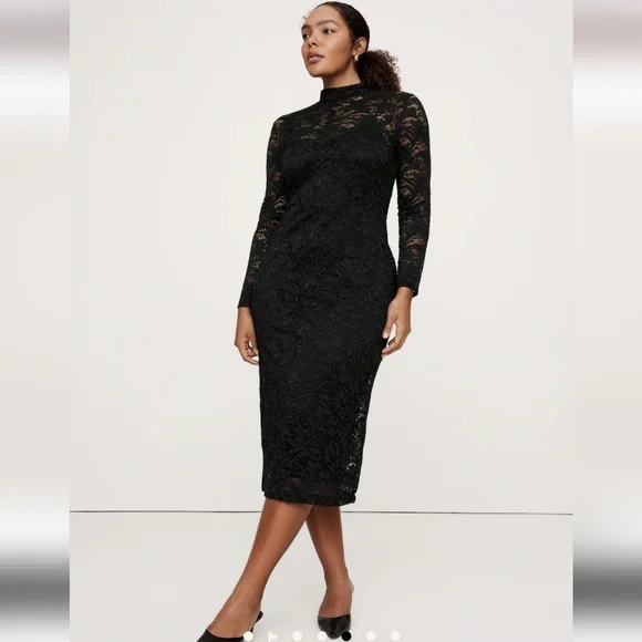 Banana Republic NWTs Midi Lace Dress - Picture 4 of 7